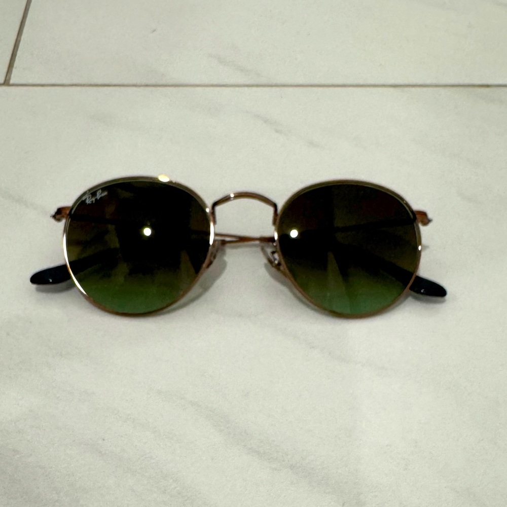 Ray-Ban Classic Round Sunglasses - Bronze and Dark Green
